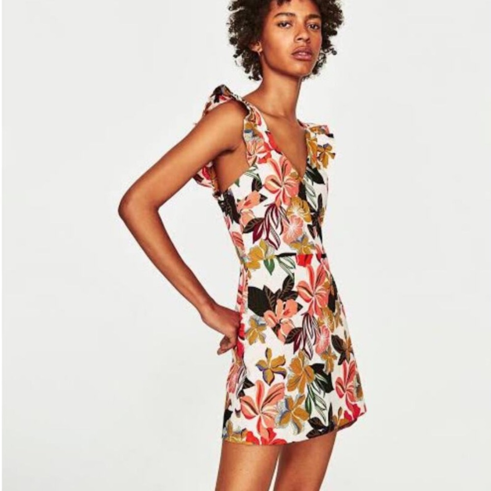 Zara Multicolor Floral Jumpsuit